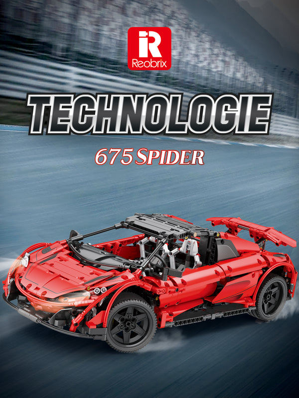 Reobrix 1:10 Spider 675Lt - Orange - Dynamic Version