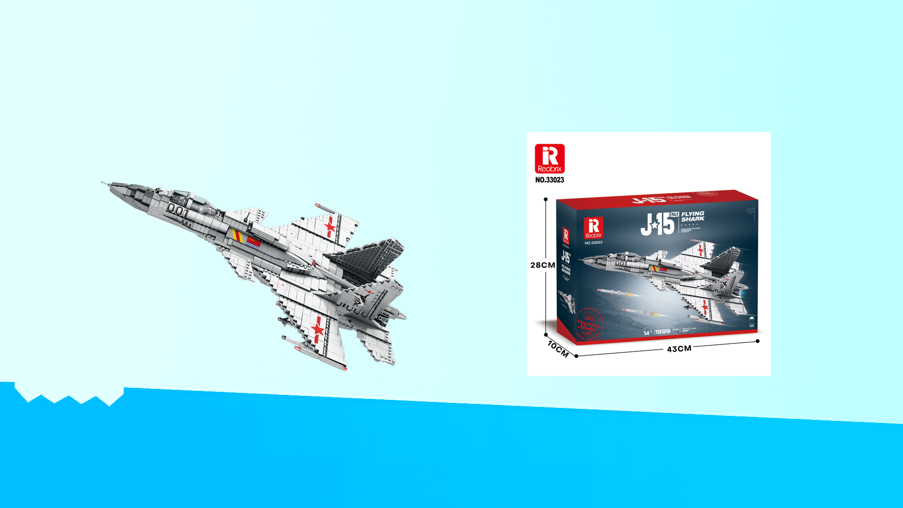 Conquer the Skies with the Reobrix J-15 Fighter Jet Building Set