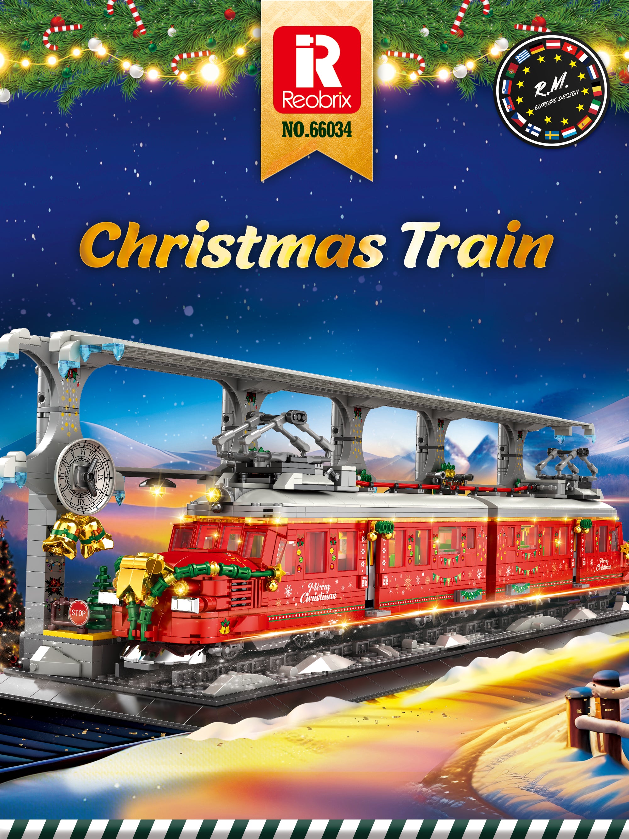 Reobrix Christmas Train