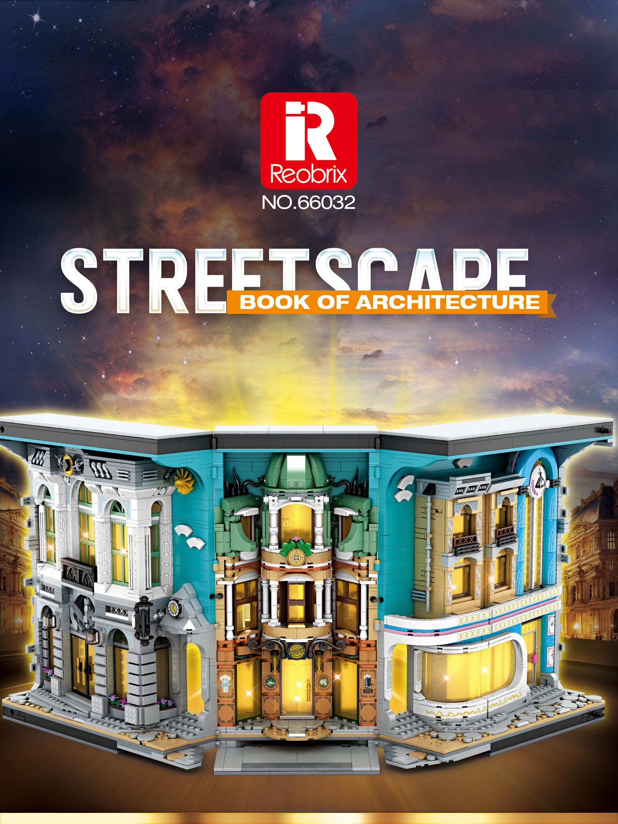 Reobrix Street View Bookshelf