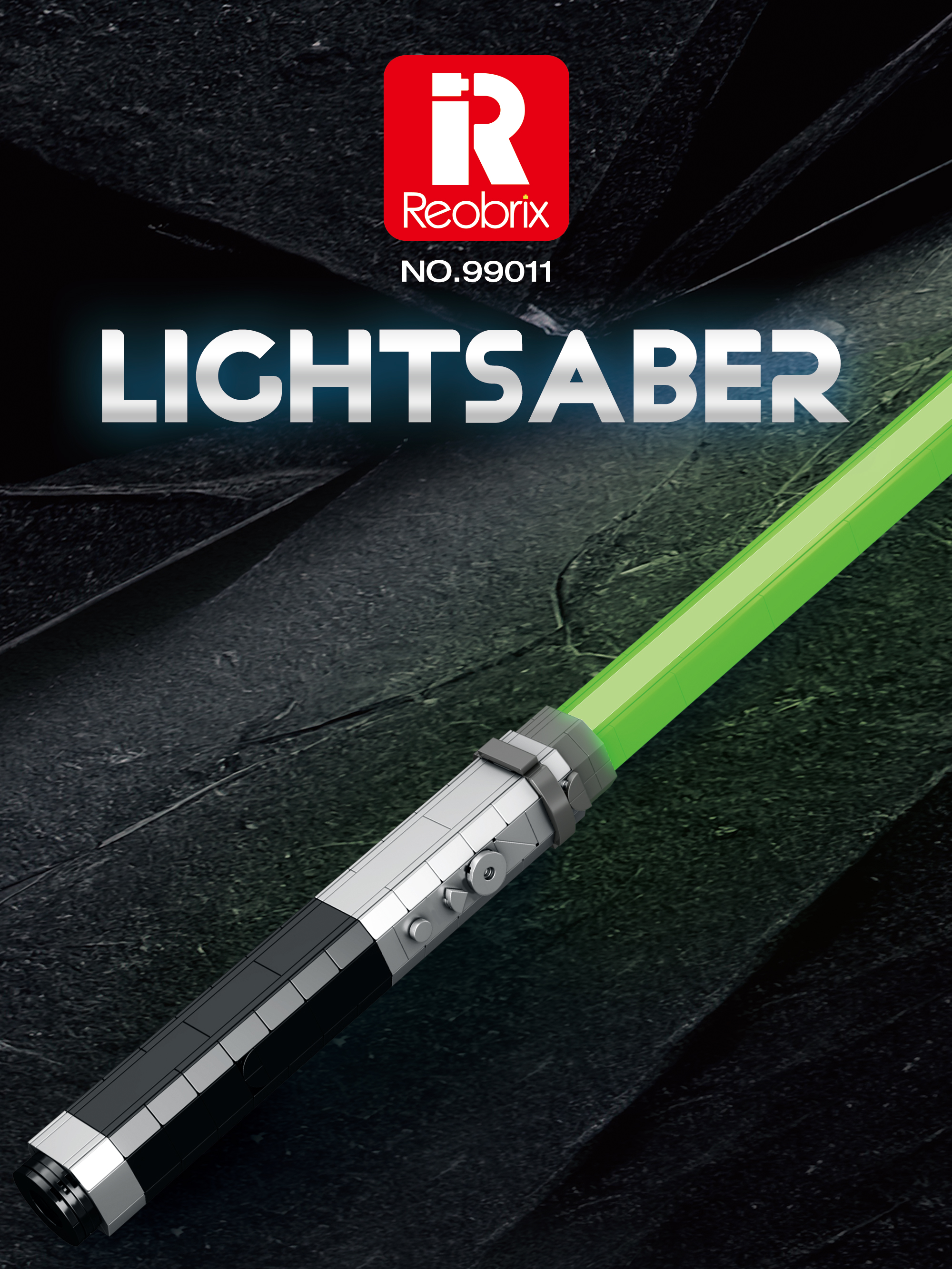 Reobrix Construction Sets Lightsaber-Green