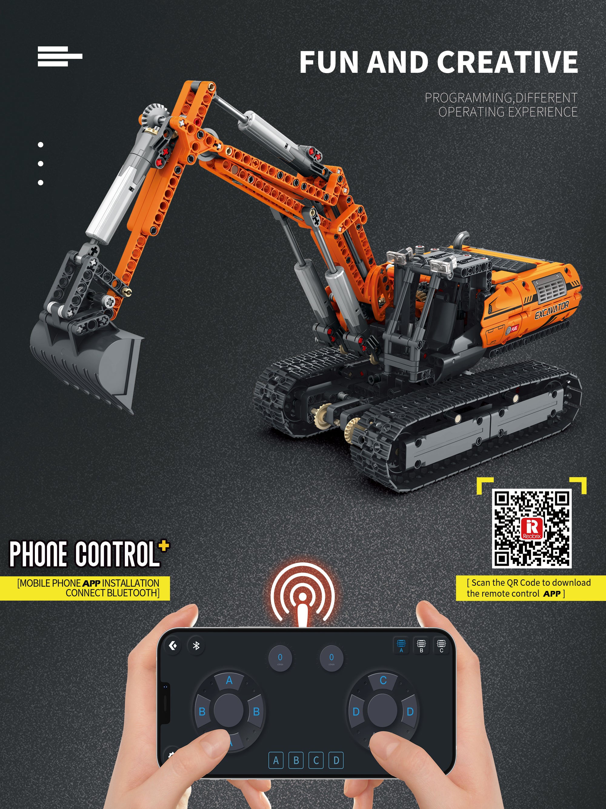 Reobrix Engineering Excavator - Dynamic Version