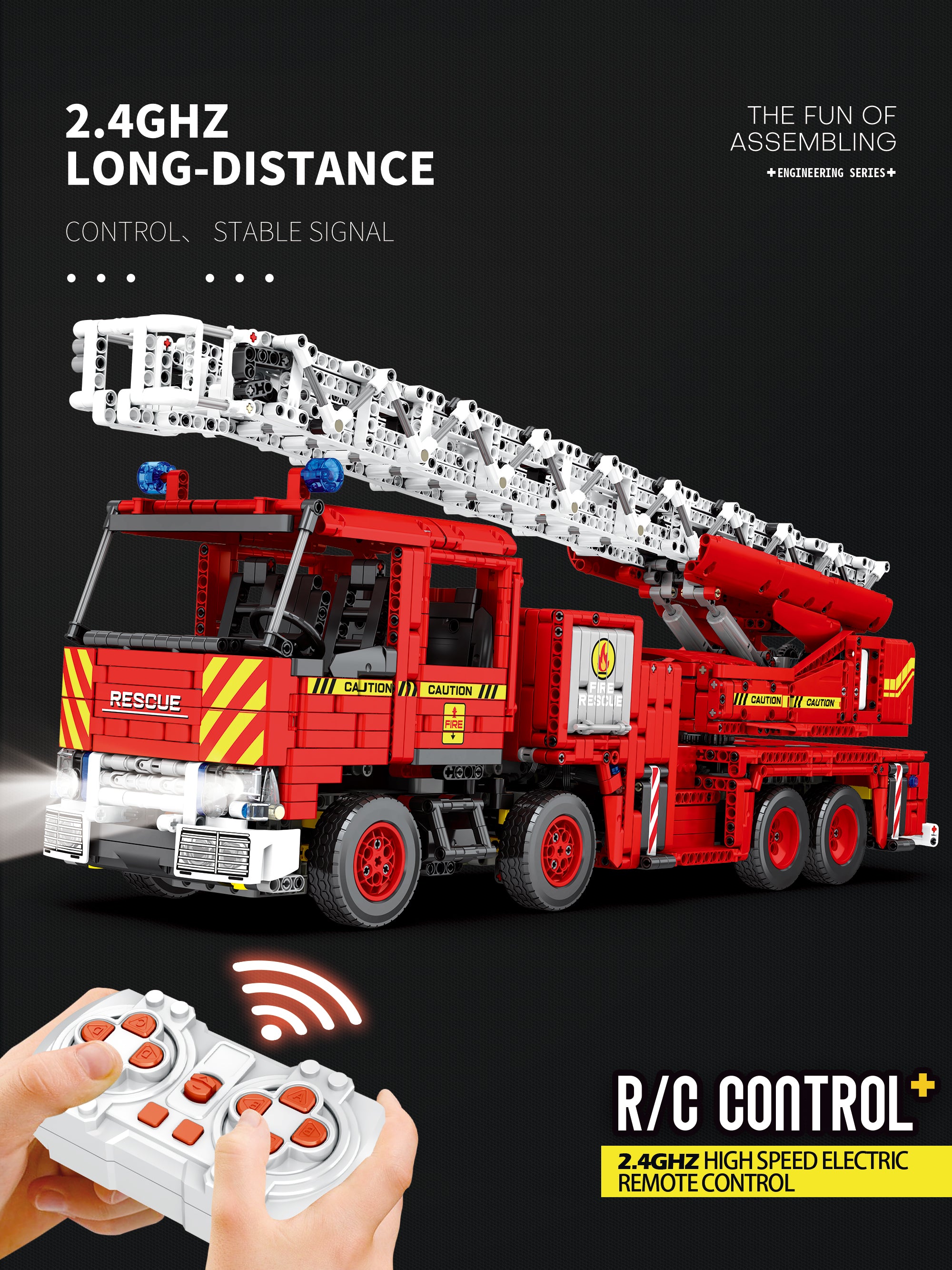 Reobrix Fire Aerial Ladder Truck - Dynamic Version