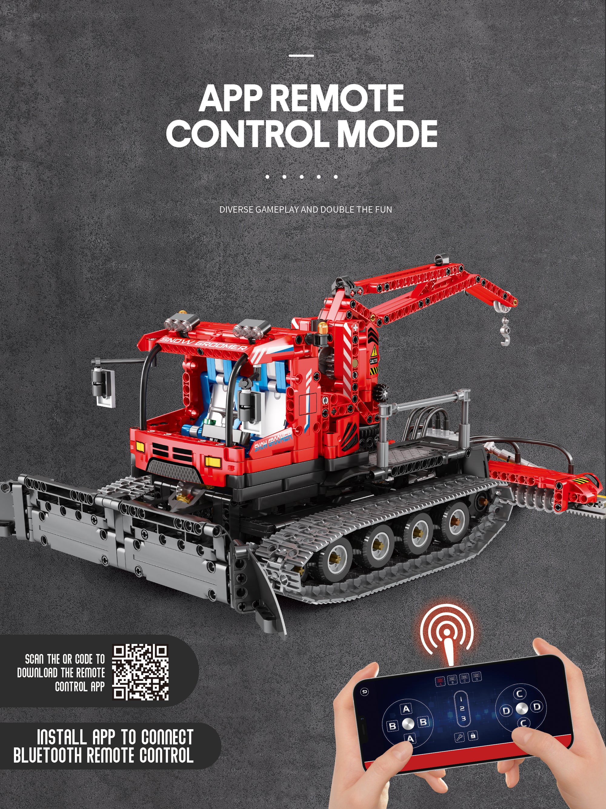 Reobrix Snow Leveling Vehicle - Dynamic Version