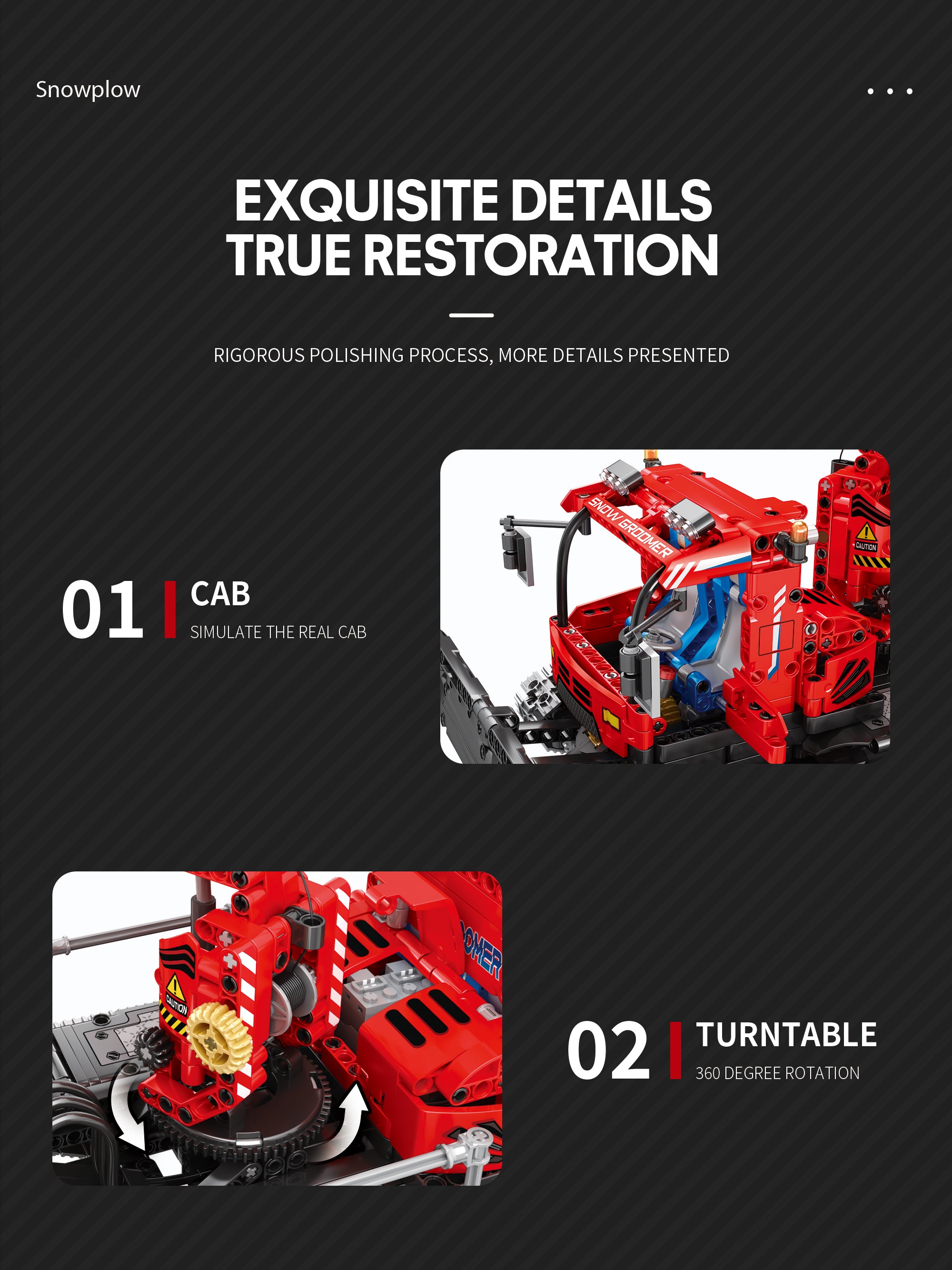 Reobrix Snow Leveling Vehicle - Dynamic Version