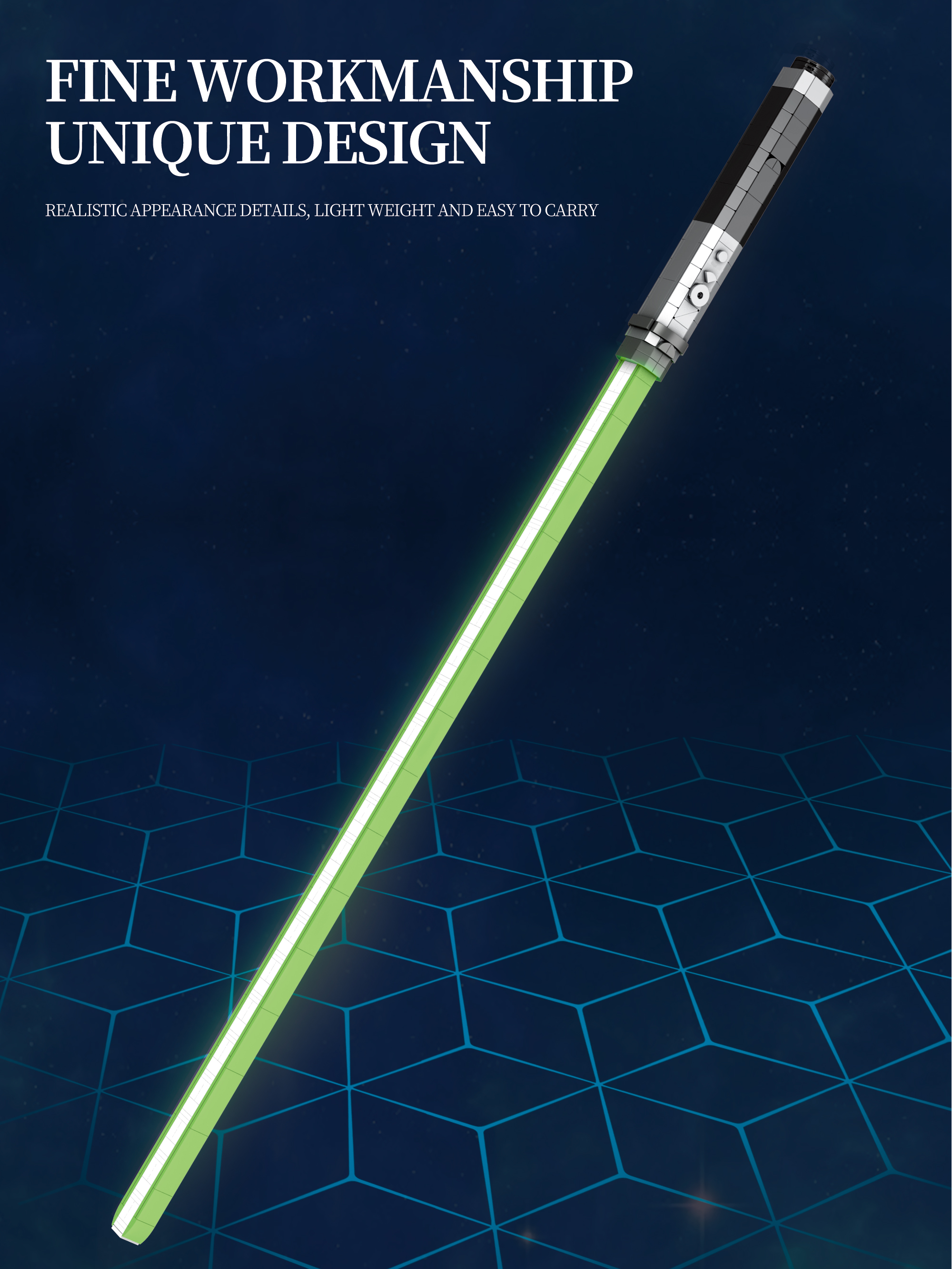 Reobrix Construction Sets Lightsaber-Green