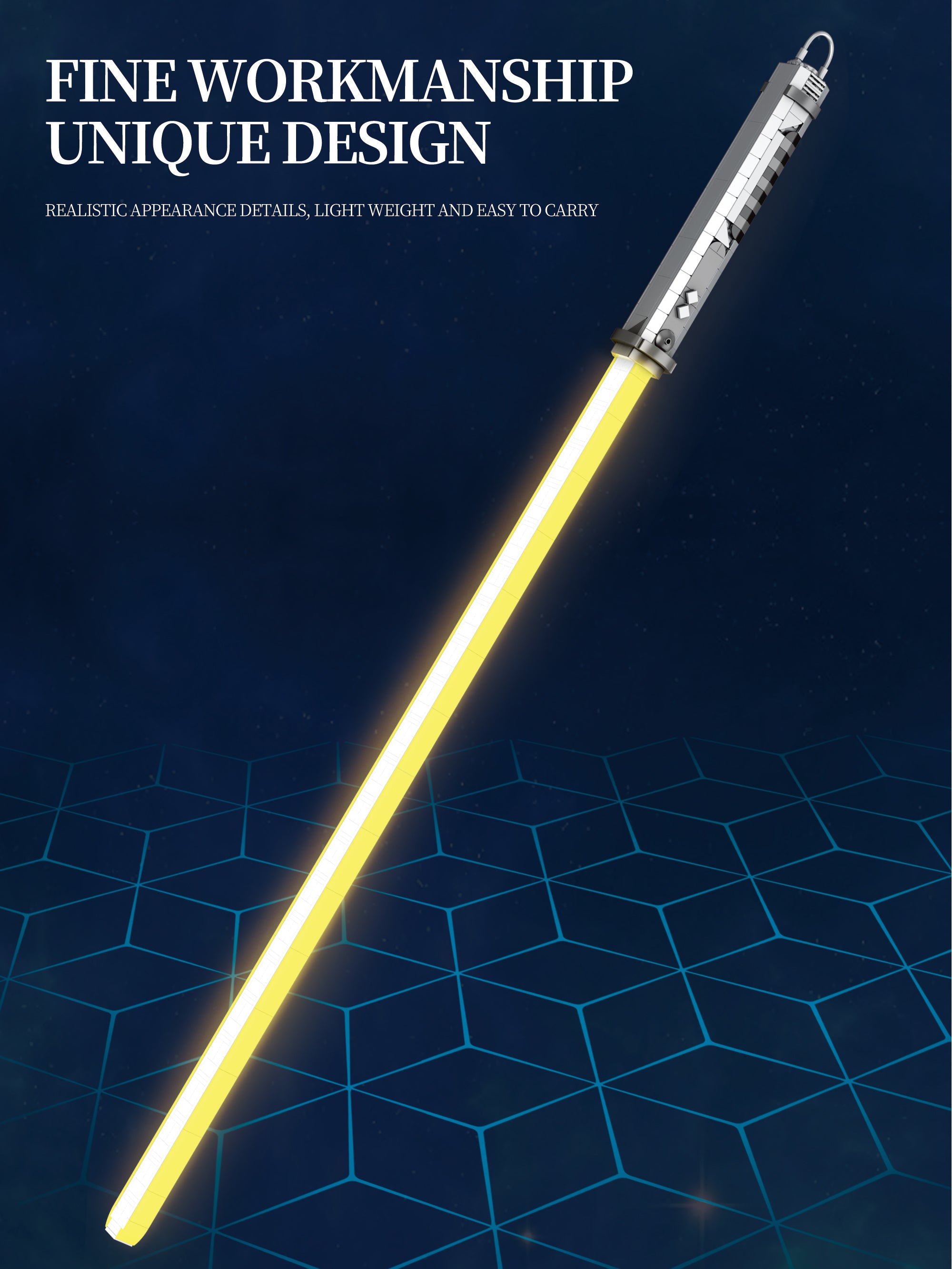 Reobrix Construction Sets Lightsaber-Yellow