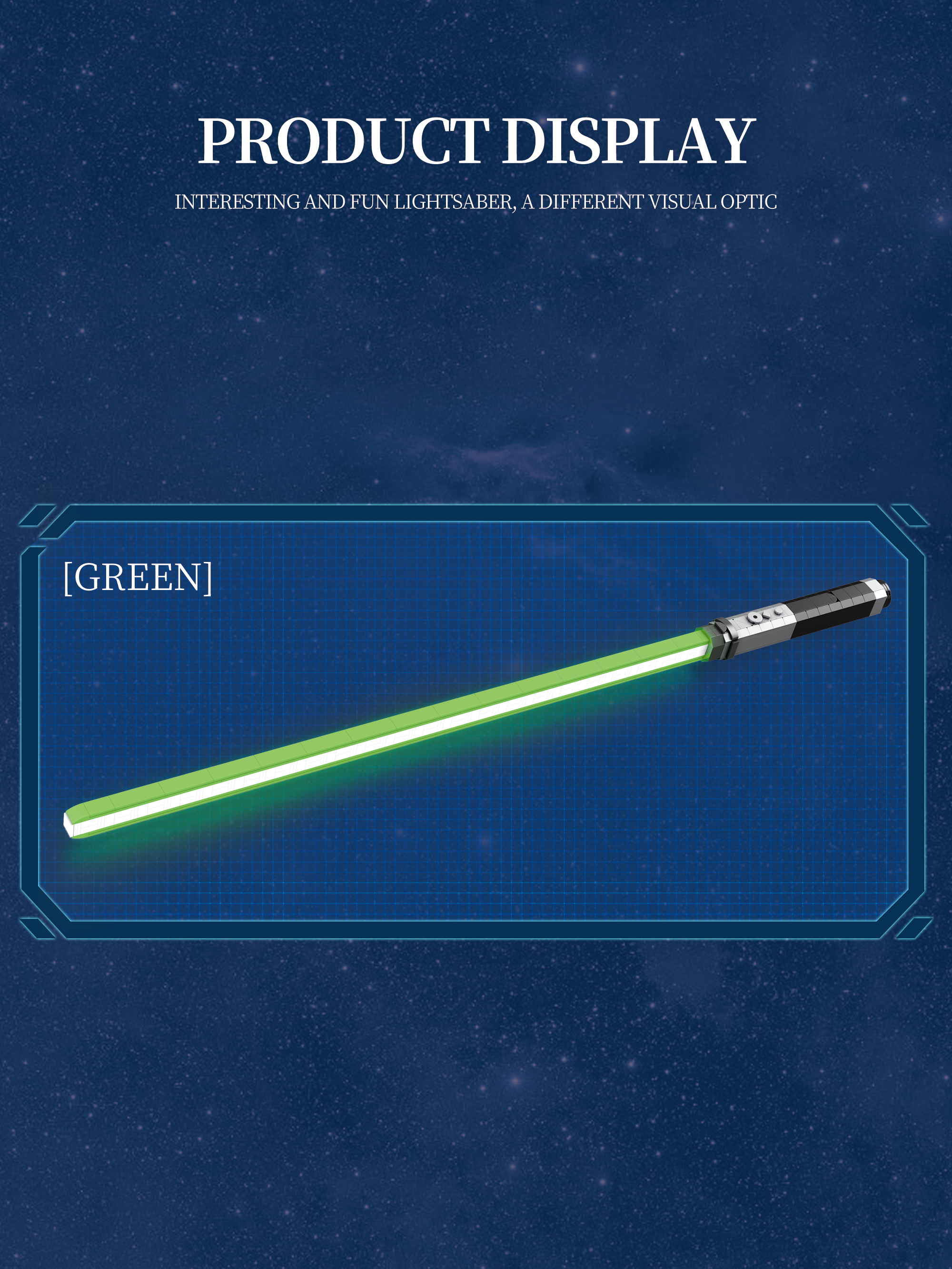 Reobrix Construction Sets Lightsaber-Green