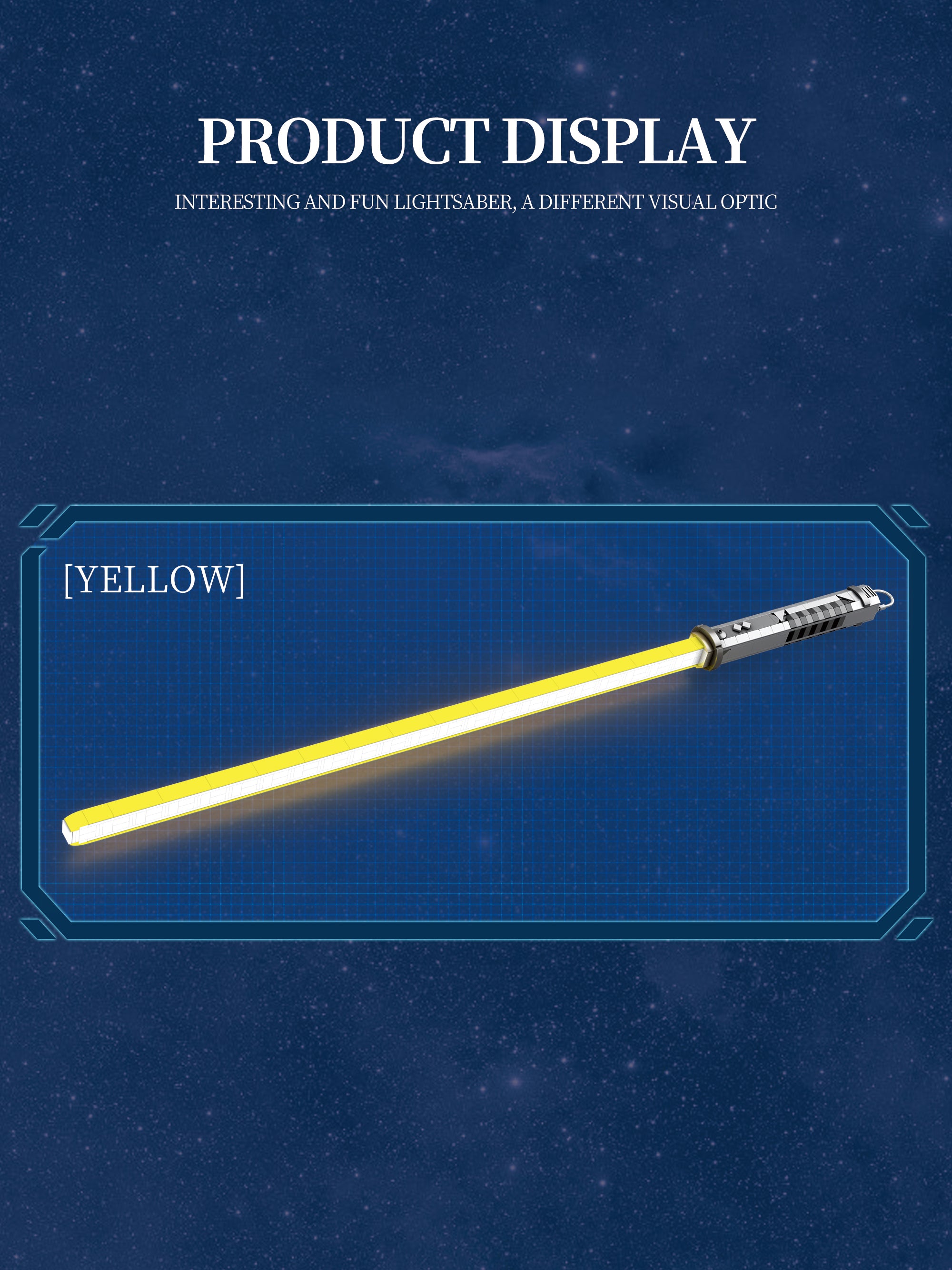 Reobrix Construction Sets Lightsaber-Yellow